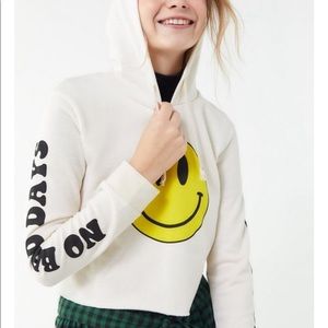 Urban Outfitters ‘No Bad Days’ Cropped Hoodie